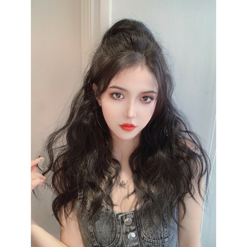 Tóc giả xoăn MISS FANCY thắt bím thời trang dành cho nữ dài 40cm/ 30cm