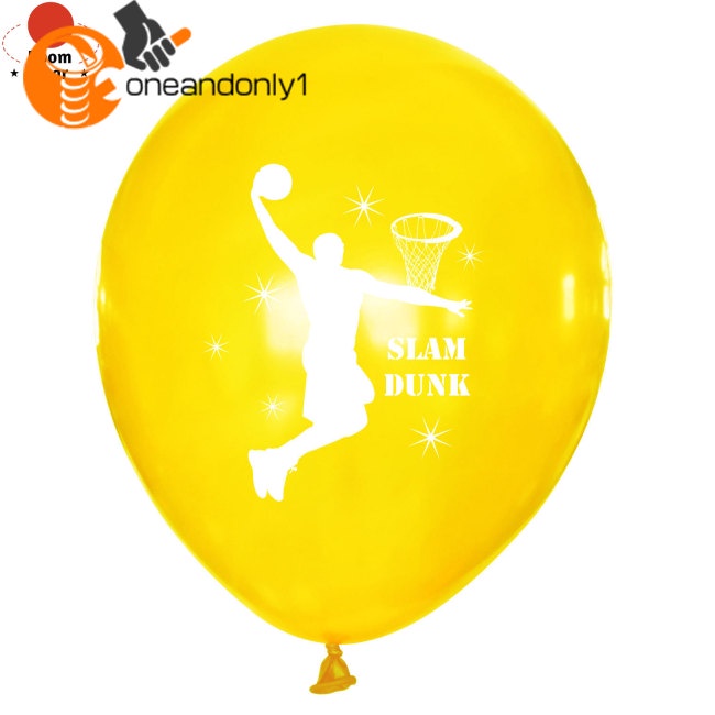 Bong Bóng Cao Su Kobe Lakers Số. Set 24 Bong Bóng NBA Chúc Mừng Sinh Nhật / Sự Kiện Ngày Lễ Cho Bé