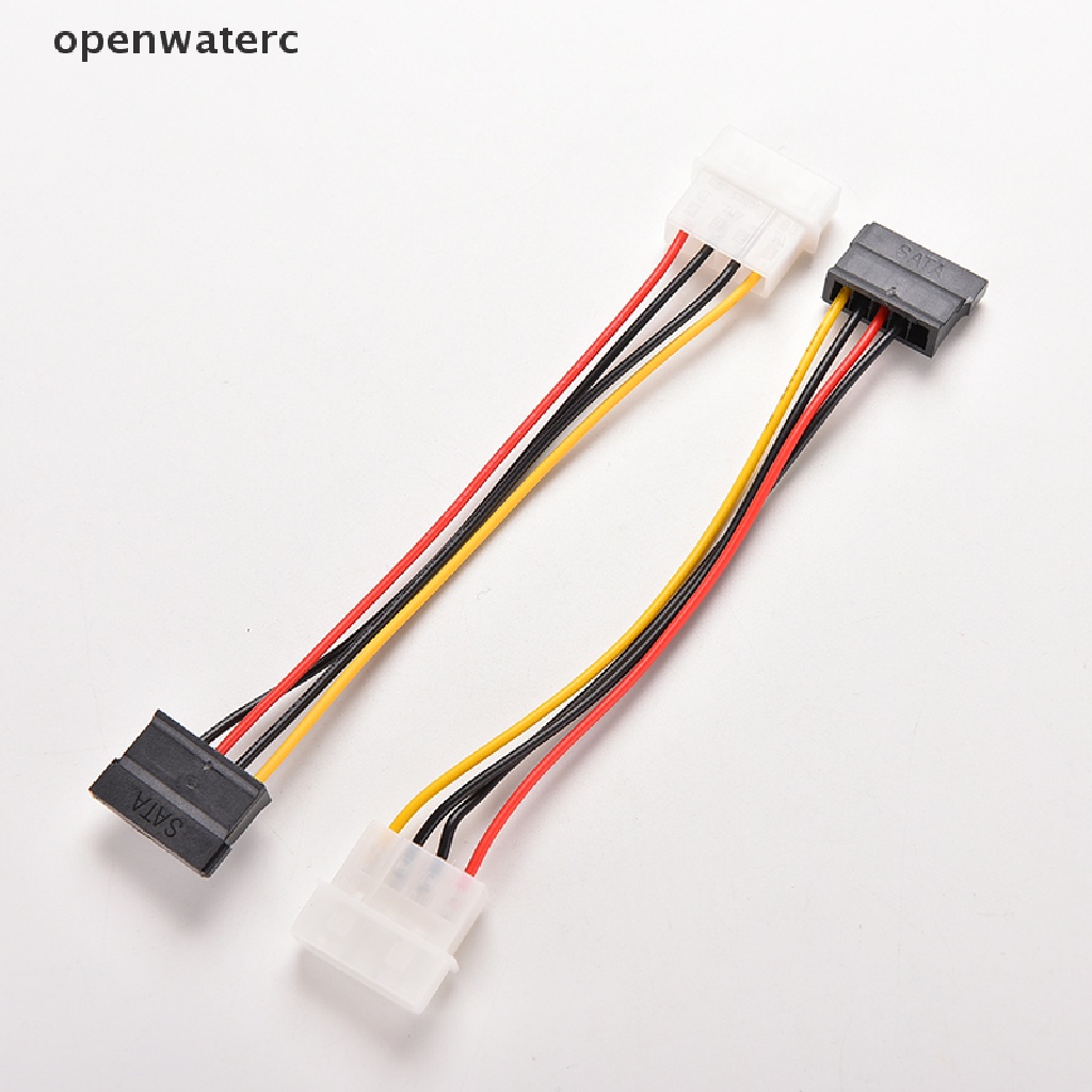 Cáp Chuyển Đổi Nguồn Điện Mở Nước 1pc 4 Pin IDE Molex Sang 15-Pin Serial ATA SATA Vn vn
