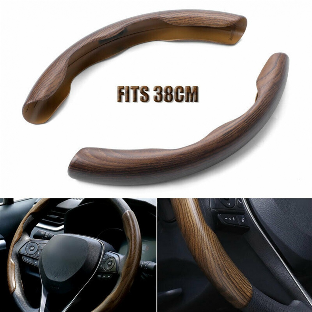 Vỏ BọC Vô Lăng Gỗ ChốNg TrượT 38cm Thay Thế Cho Xe Hơi
