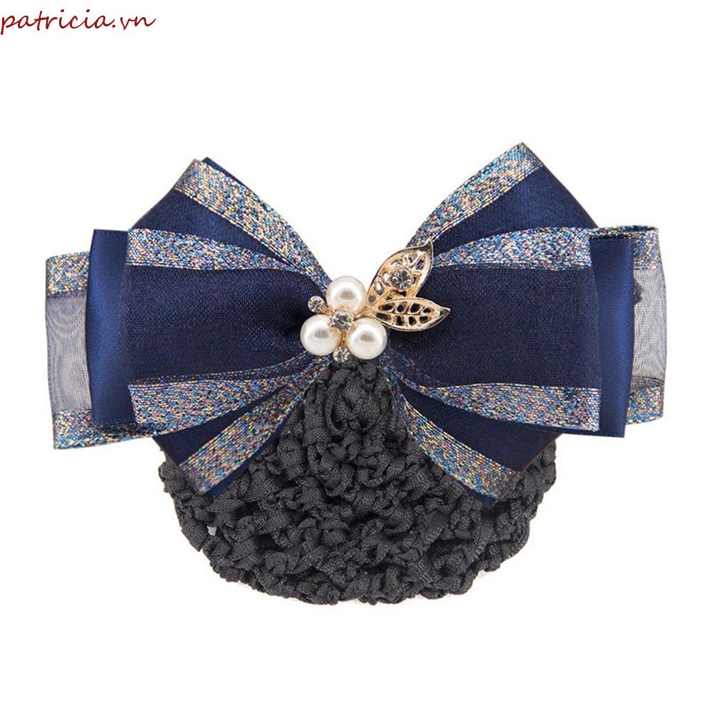 Kẹp Tóc Nơ Chuyên Nghiệp Thanh Lịch Cho Nữ|Phụ Kiện Trang Trí Bánh Bao Kiểu Hàn Quốc Dễ Thương