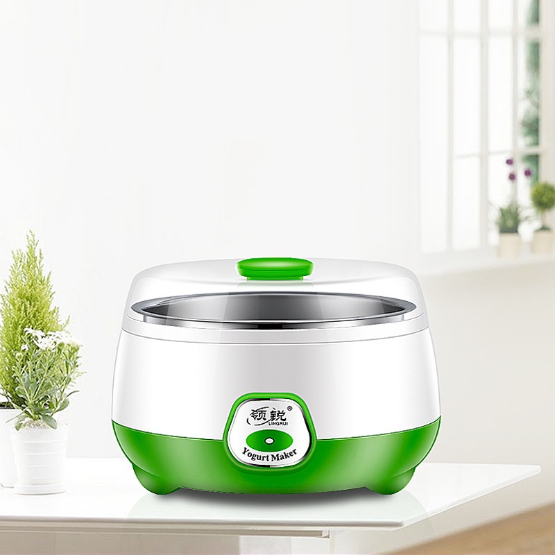 AILIYA Máy làm sữa chua hoàn toàn tự động cốc nhỏ lên men tự chế máy làm sữa chua mini đa chức năng máy làm sữa chua gia đình