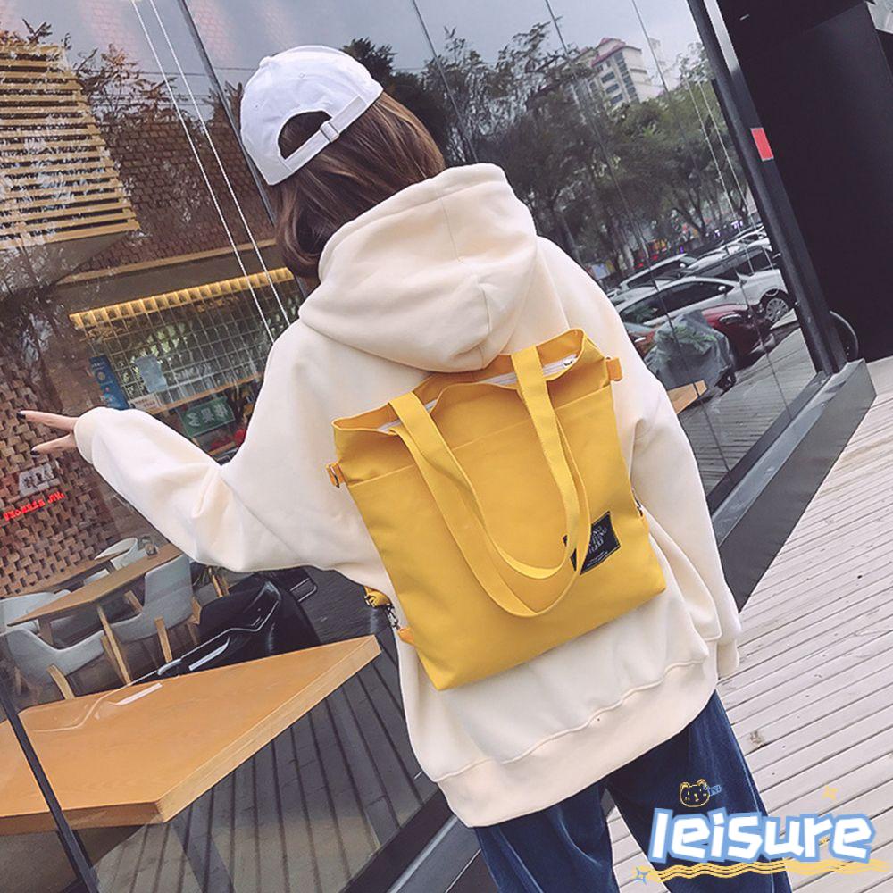 Túi Xách Đeo Vai Chất Canvas Thiết Kế Thanh Lịch