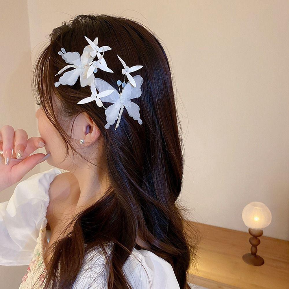 Kẹp Tóc Hình Bươm Bướm Dễ Thương Dành Cho Nữ