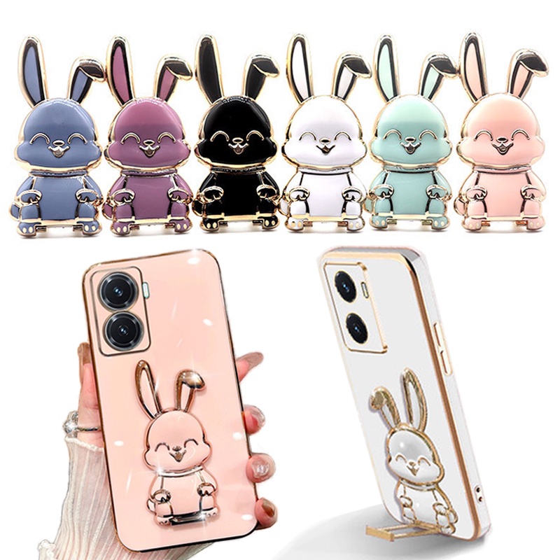 Giá Đỡ Điện Thoại Hình Thỏ Hoạt Hình Gấp Gọn Được