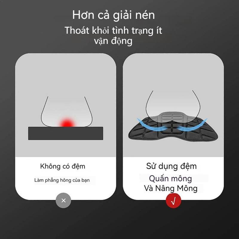 Vỏ Bọc Yên Xe Máy 3D Thoáng Khí Thoải Mái Chống Sốc Đệm lót yên Đệm Lót Yên Xe Máy Bơm Hơi Đàn Hồi