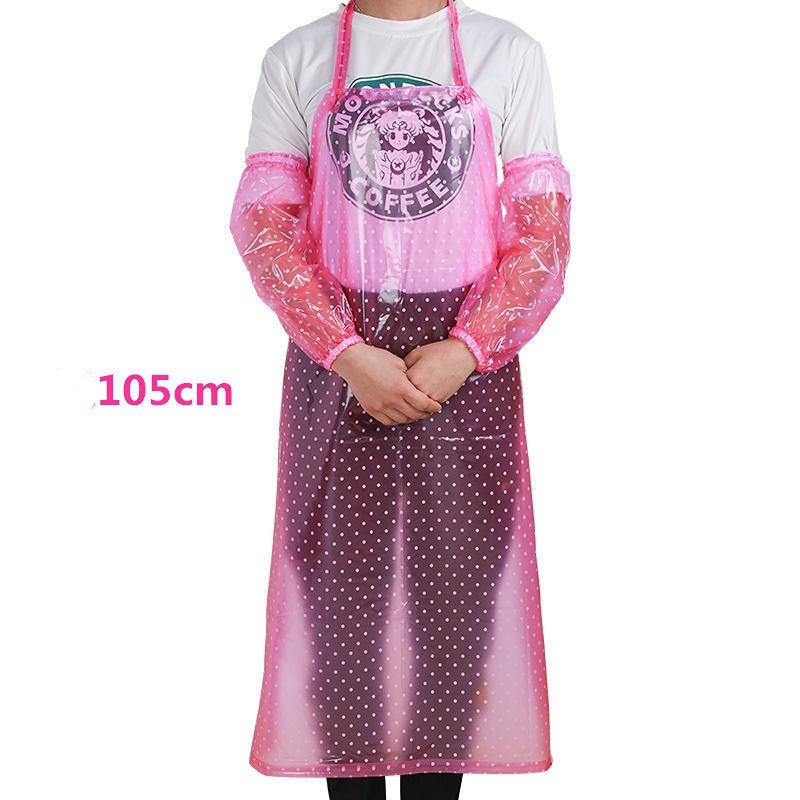 Tạp Dề Bằng Nhựa PVC Trong Suốt Chống Thấm Nước / Dầu Mỡ Tiện Dụng Cho Nam Và Nữ