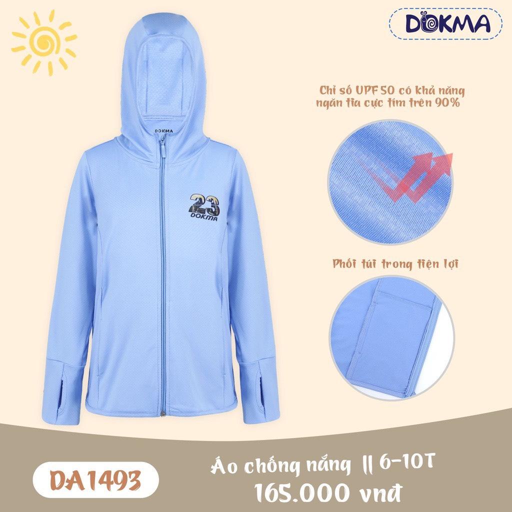 Áo khoác chống nắng thời trang Dokma chống tia UV siêu mềm co giãn thoải mái cho bé - DA1493