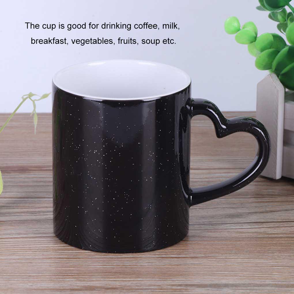 Cốc Sứ Uống Trà / Cà Phê / Sữa / Bữa Sáng Thay Đổi Màu Sắc Phong Cách Hiện Đại Dành Cho Cặp Đô