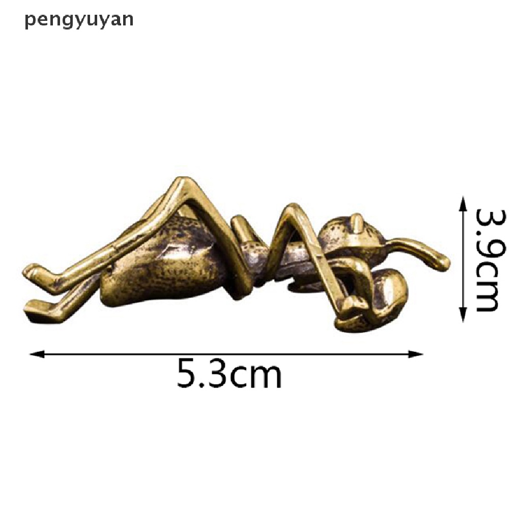 Đế Cắm Nhang Hình Kiến Bằng Đồng Thau Để Bàn Trang Trí Văn Phòng