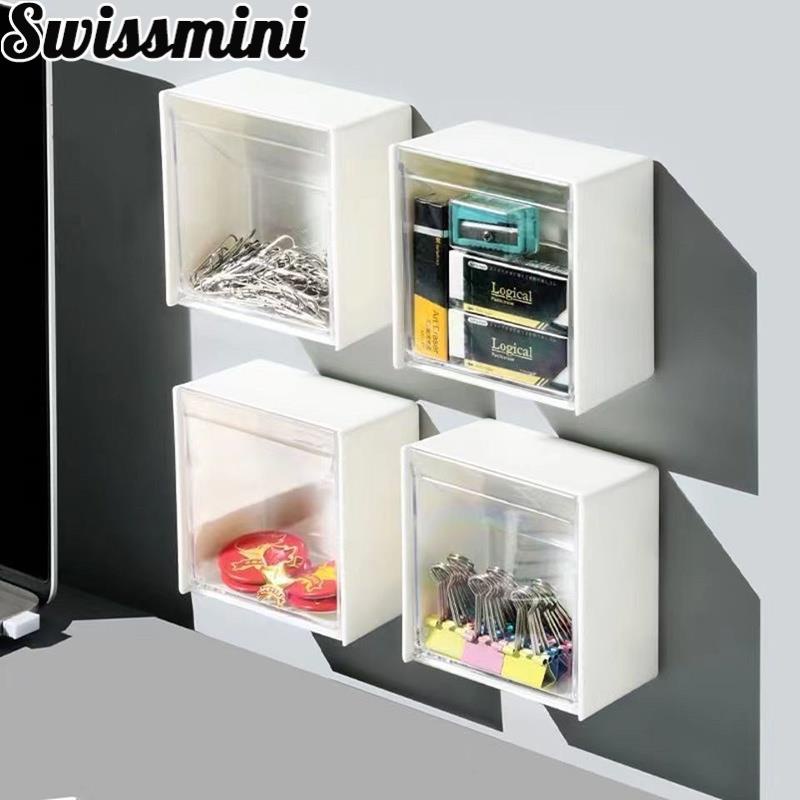 Hộp đựng bông tẩy trang -treo tường Hộp đựng tăm bông tiện dụng treo nhà tắm