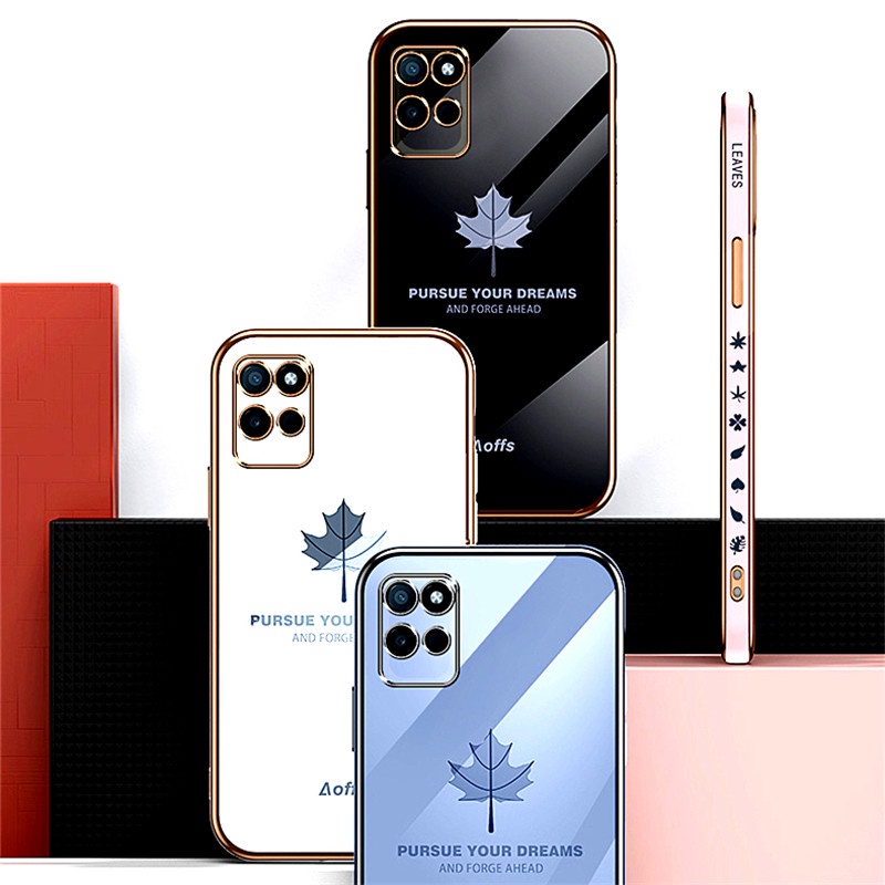 Ốp Lưng Realme Narzo 50 Case Realme Narzo 50A Prime / Narzo 50A / Narzo 50i / Narzo 30A / Narzo 20 Pro / Narzo 20 Ốp Điện Thoại TPU Mềm Chống Sốc Họa Tiết Lá Phong Cho
