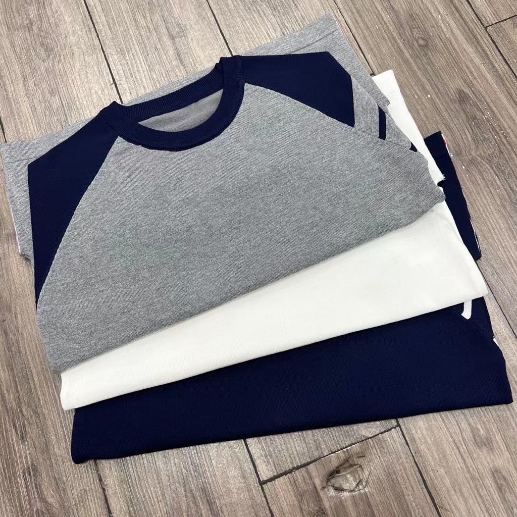 Áo Thun Lụa Lạnh Raglan Tay Ngắn Dáng Rộng Ngắn Tay Thời Trang Xuân Hè Cho Nữ