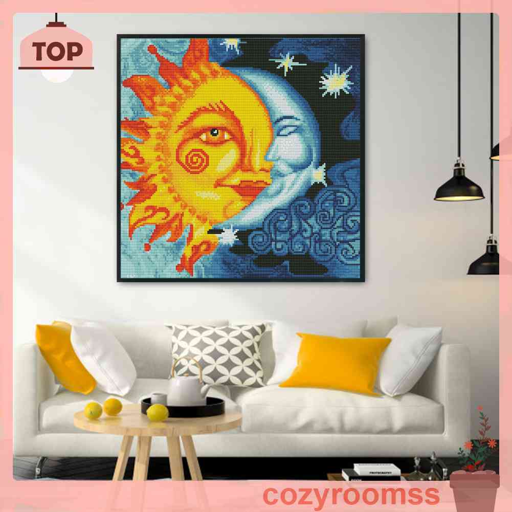 Bộ Dụng Cụ Thêu Tranh Chữ Thập 11CT DIY Hình Hoạt Hình