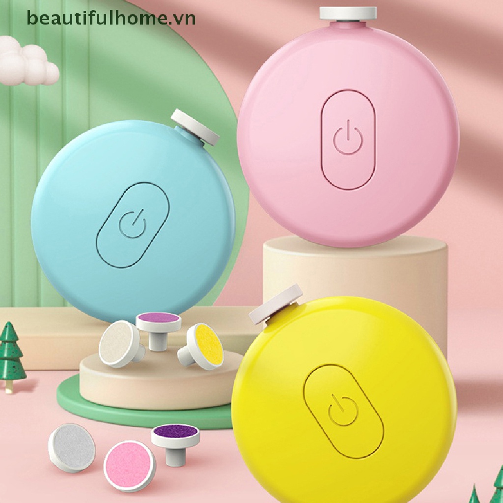 Dụng Cụ Cắt Móng Tay Điện Tử Với 6 Đầu Mài Cho Bé