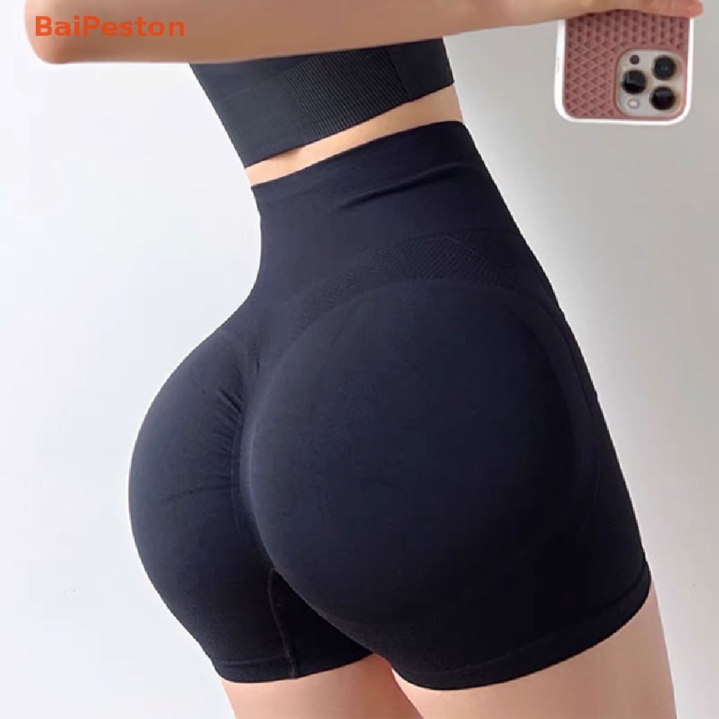 [BaiPeston] Quần ngắn đi xe đạp Lưng Cao Nâng Mông / Đạp Xe / Tập Gym / Yoga Dành Cho Nữ