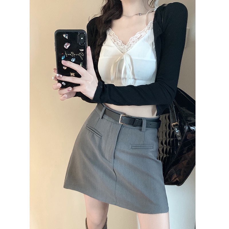 Chân Váy Chữ A Lưng Cao Thiết Kế Mới Thời Trang Mùa Hè Dành Cho Nữ