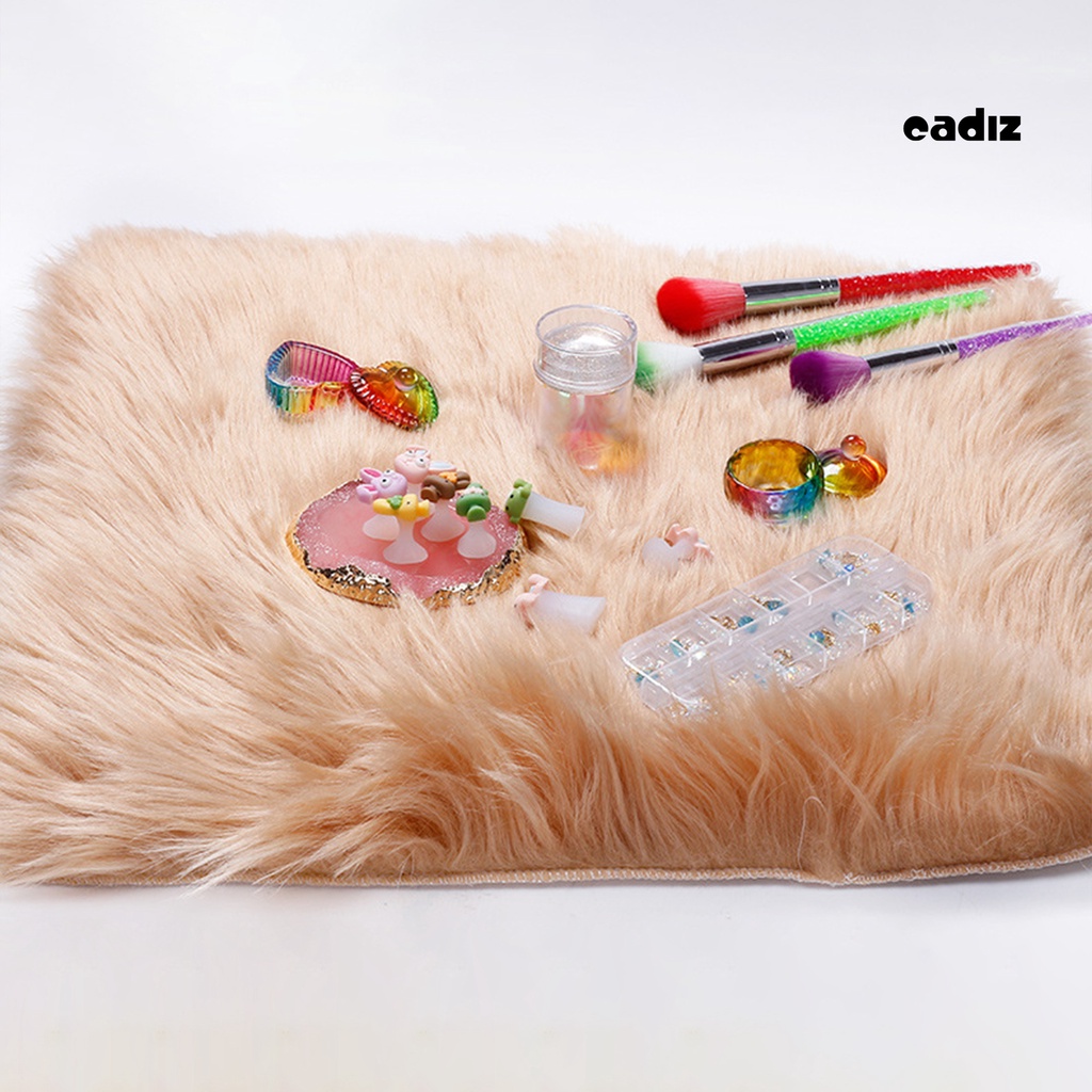 Đệm Trưng Bày Móng Tay Nghệ Thuật Bằng Polyester Siêu Mềm Màu Sắc Sống Động Chống Trượt