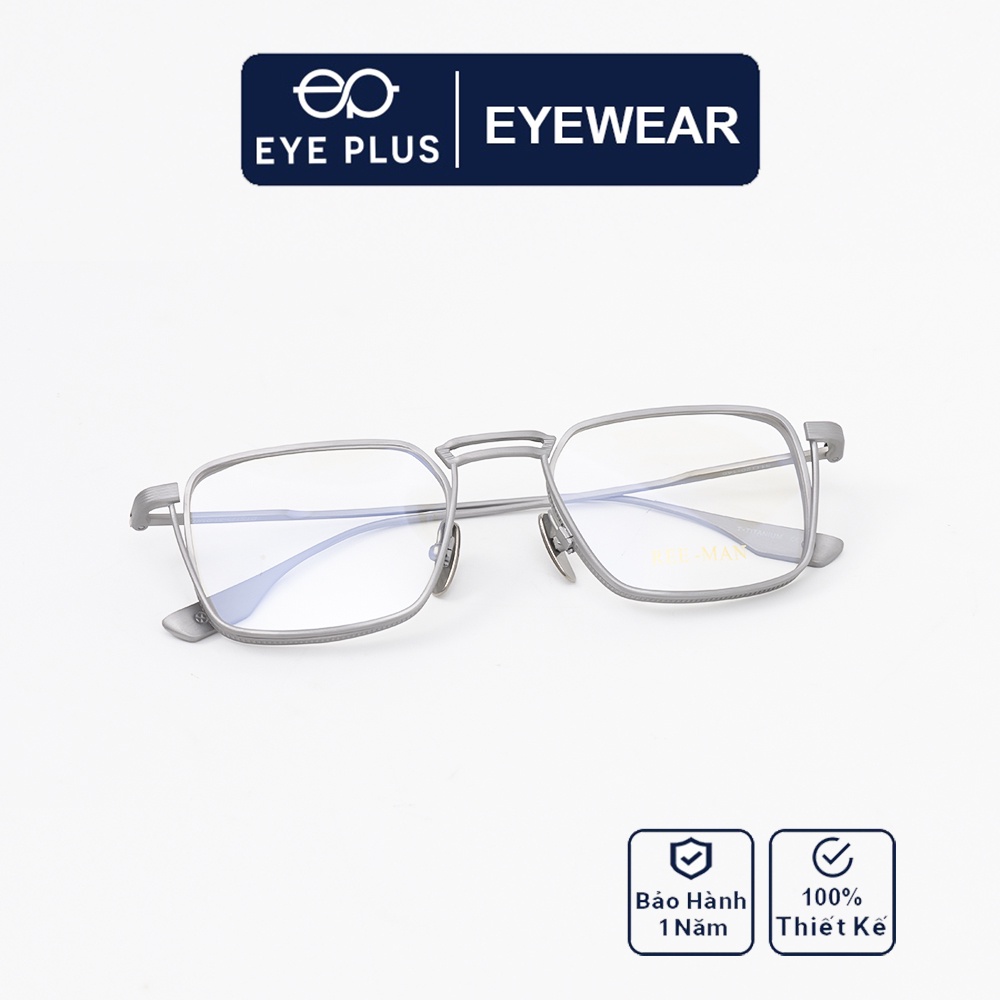 Gọng kính cận nam nữ Eye Plus mã RM TT 125 kiểu dáng vuông sang trọng thời trang