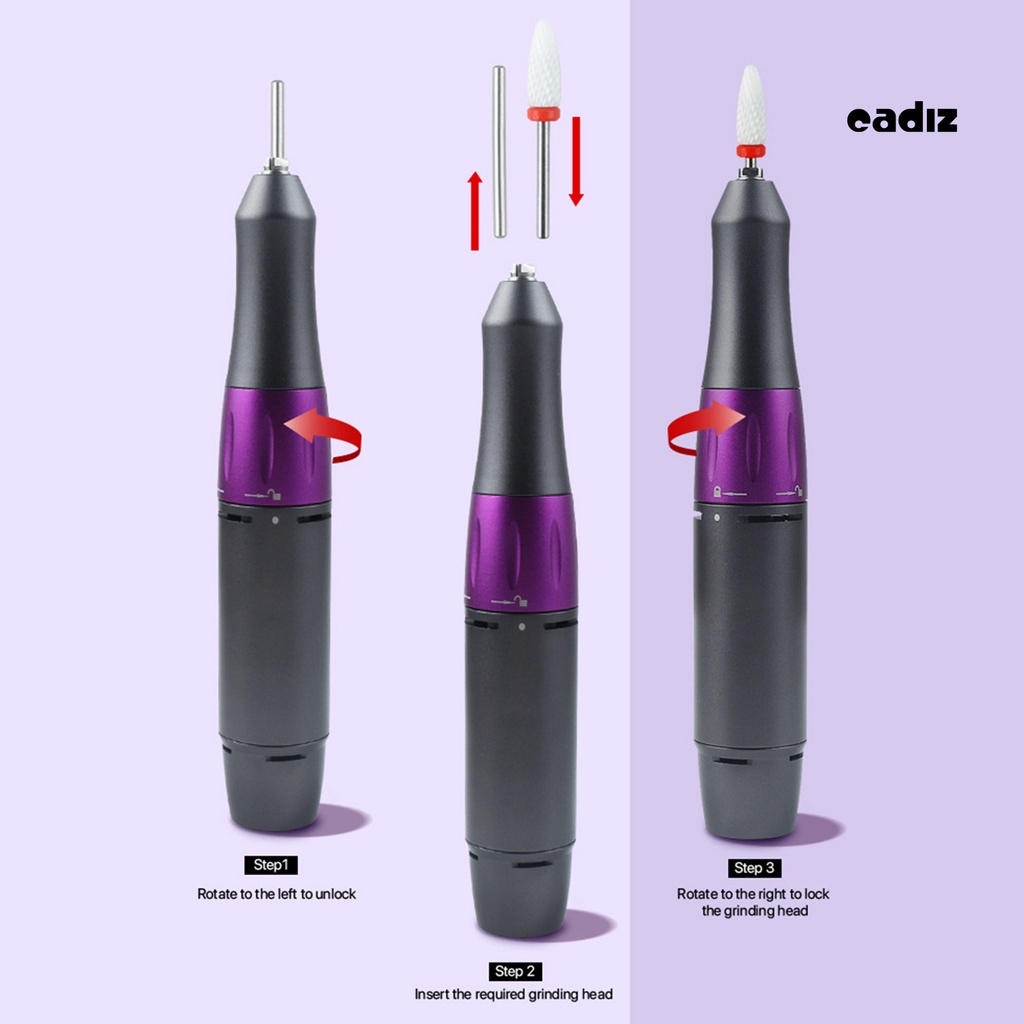 1 Bộ Dụng Cụ Bút Khoan Móng Tay Bằng Điện Tốc Độ Cao Tiết Kiệm Sức Khỏe Đa Năng Ít Tiếng Ồn Thân Thiện Với Môi Trường