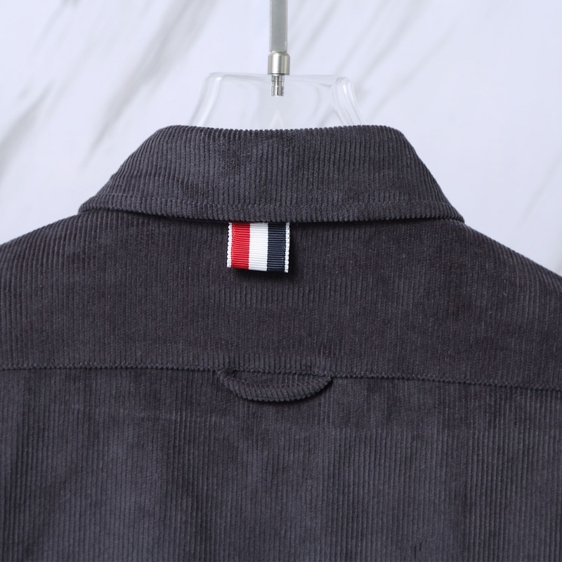 Áo sơ mi nam dài tay vải nhung THOM Thời Trang Trẻ Trung cho nam và nữ