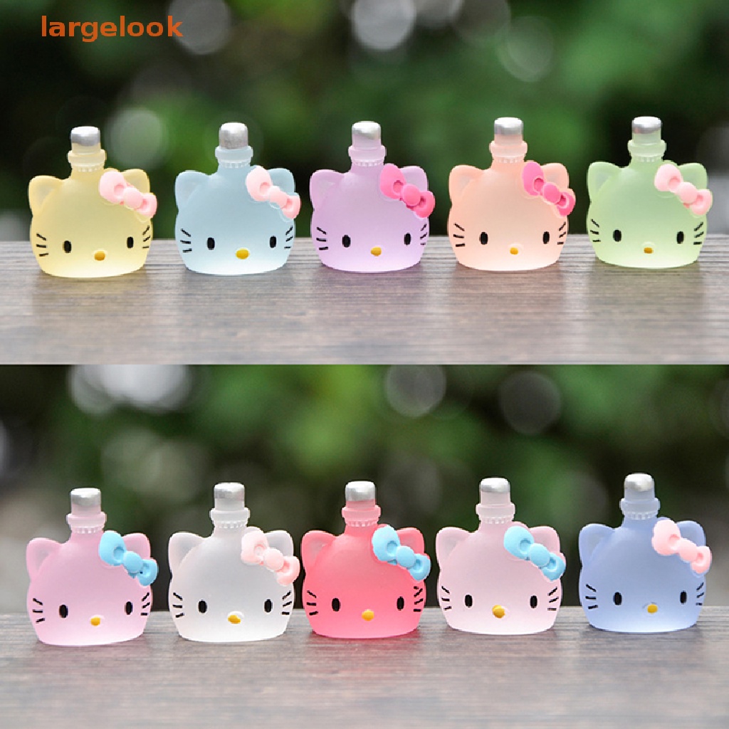 Đồ trang trí Mèo Đeo Nơ Dạ Quang Mini Dùng Trang Trí Tiểu Cảnh