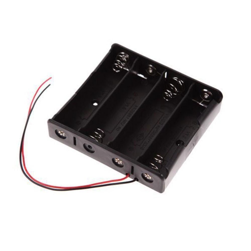 Đế Pin Tiểu AA 1.2V - 1.5V Dây Hàn Sẵn Có Lỗ Bắt Vít