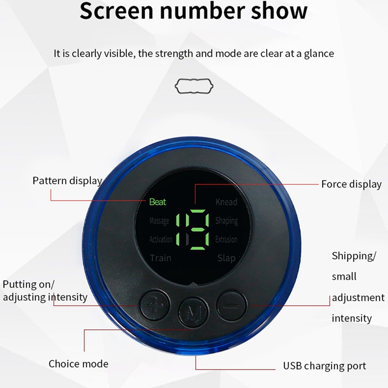 Miếng Dán Massage Lưng Mini Bằng Điện EMS