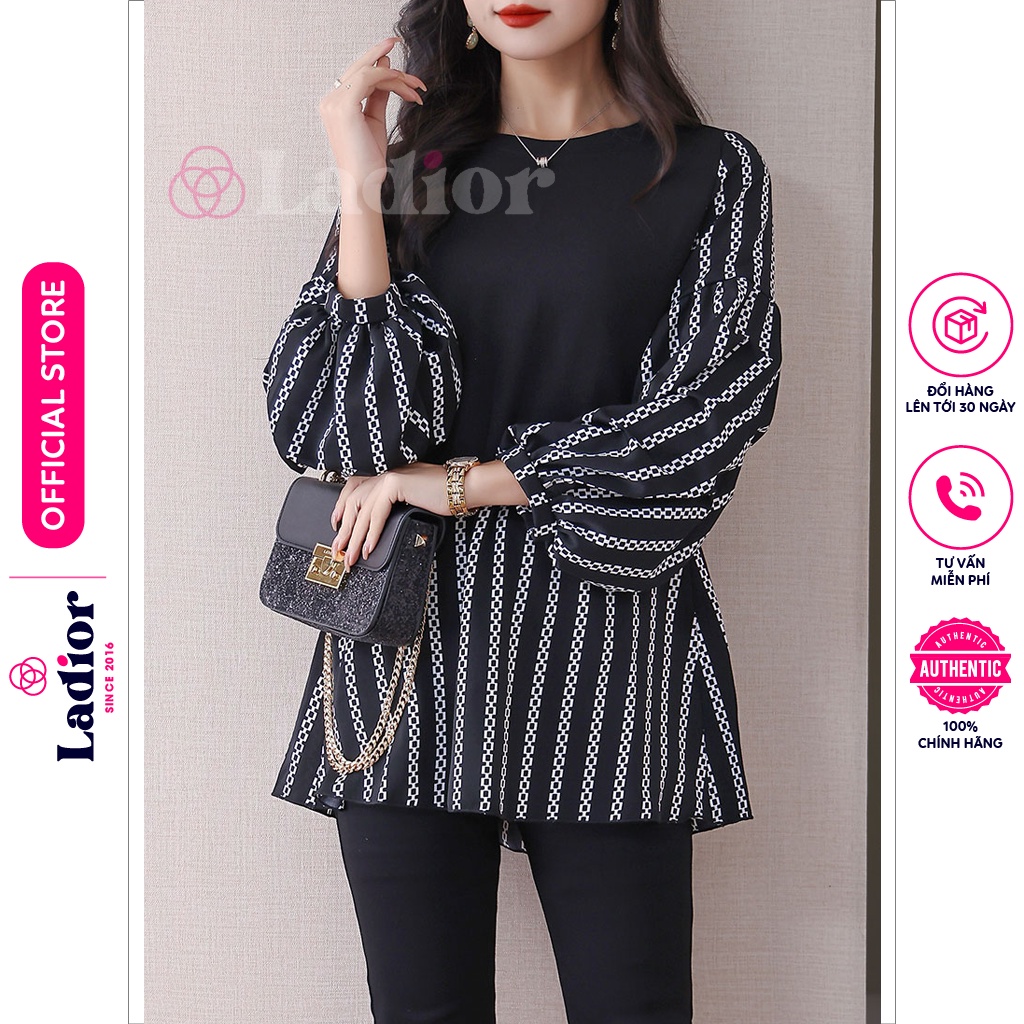 Áo Phông Hoạ Tiết Sọc Xích Bigsize Dáng Baby Doll Giấu Bụng Mỡ, Hàng Cao Cấp Mặc Dễ Chịu Màu Đen Cực Chất
