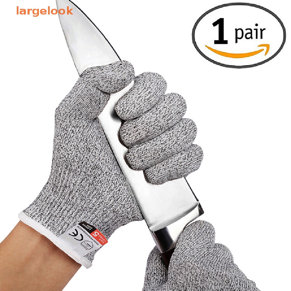 Đôi Găng Tay HPPE Cấp Độ 5 An Toàn Chống Cắt Chống Trầy Xước Độ Bền Cao Đa Năng Dành Cho Nhà Bếp / Công Nghiệp