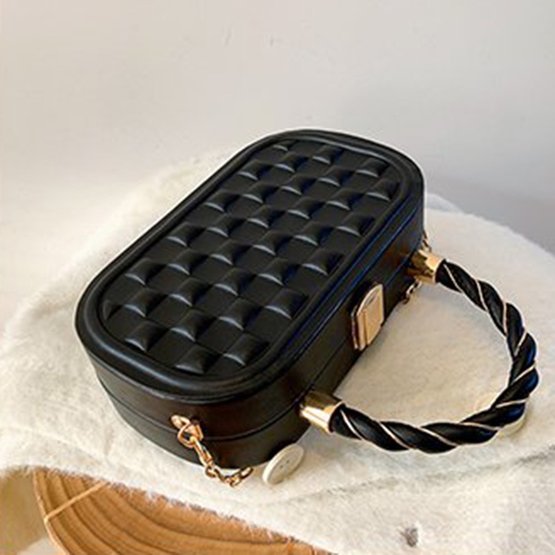 Túi Đeo Chéo Dây Xích Hình Hộp Thời Trang Mùa Hè Cho Nữ