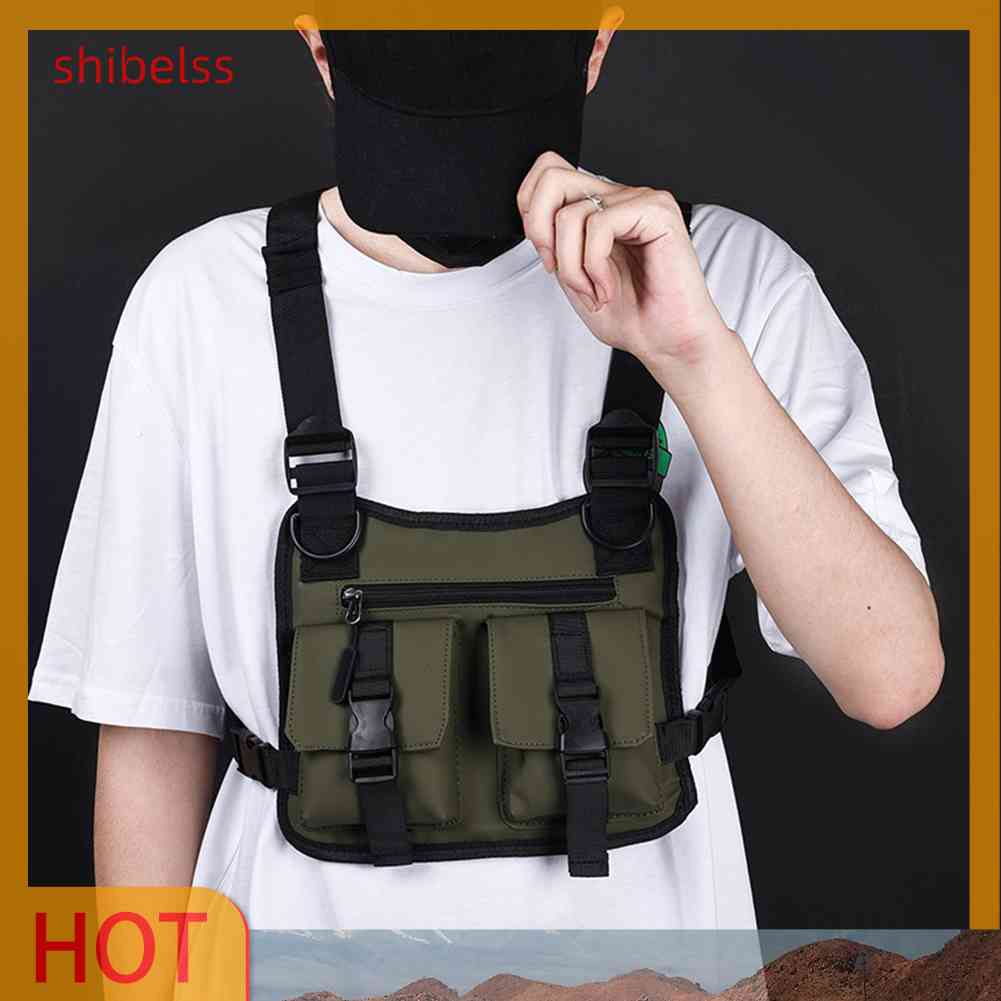 Túi Đeo Chéo Ngực Đa Năng Phong Cách Hip hop Cho Nam