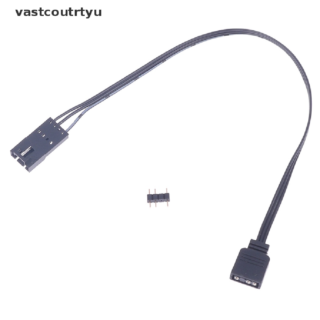 Vas 3-Pin 5V Adapter Connector for Corsair SP/HD/LL/ML/QL RGB To Standard ARGB n