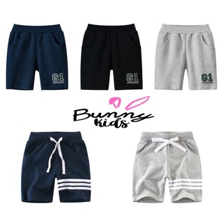 Quần thun bé trai Bunnykids quần short cho bé chất cotton phong cách thể thao