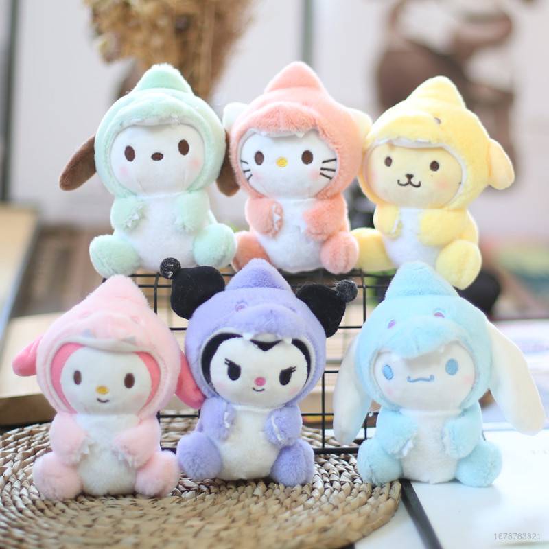SANRIO Thú Nhồi Bông Hình Cinnamoroll Kuromi Melody Dễ Thương Cho Bé