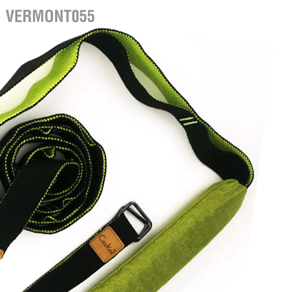 Vermont055 Dây Tập Yoga Kéo Dài Lưng Đa Năng Uốn Cong Hỗ Trợ Huấn Luyện Cửa Eo Chân Co Giãn Đeo Cho Khiêu Vũ Gym