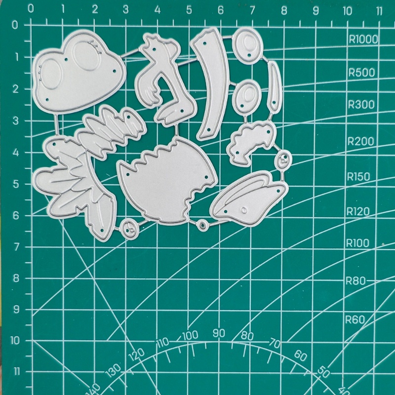 Bộ Khuôn Cắt Hình 3D Dùng Làm Thẻ Trang Trí Album