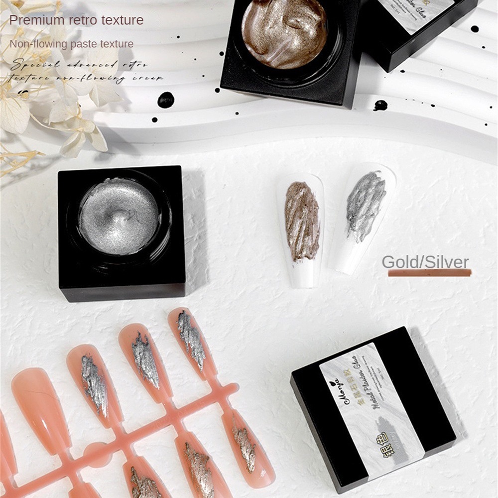 1 Hũ Keo Dán Móng 3D Kim Loại Ba Chiều Maiye