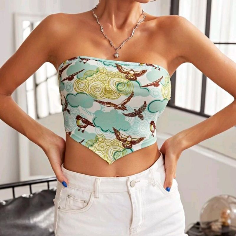 NRVP Áo Lót Ống Màu Trơn Thoáng Khí Có Mút Nâng Ngực Lưng Quyến Rũ Cho Nữ