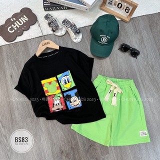 BS83 - SET pull 4 ảnh MICKEY DONAL quần xanh cho Bé