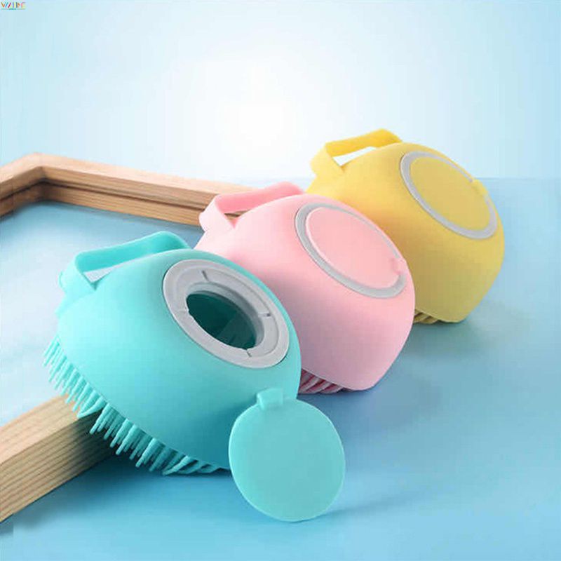 1 Chiếc Bàn Chải Dầu Gội Cho Chó Thú Cưng Bằng Silicon Găng Tay Tắm Bàn Chải Tắm Mát Xa Cho Mèo Bóng Tắm Chà Lông Mềm Dụng Cụ Vệ Sinh Chân Chó/Giảm Giá Mạnh Hình Trái Tim