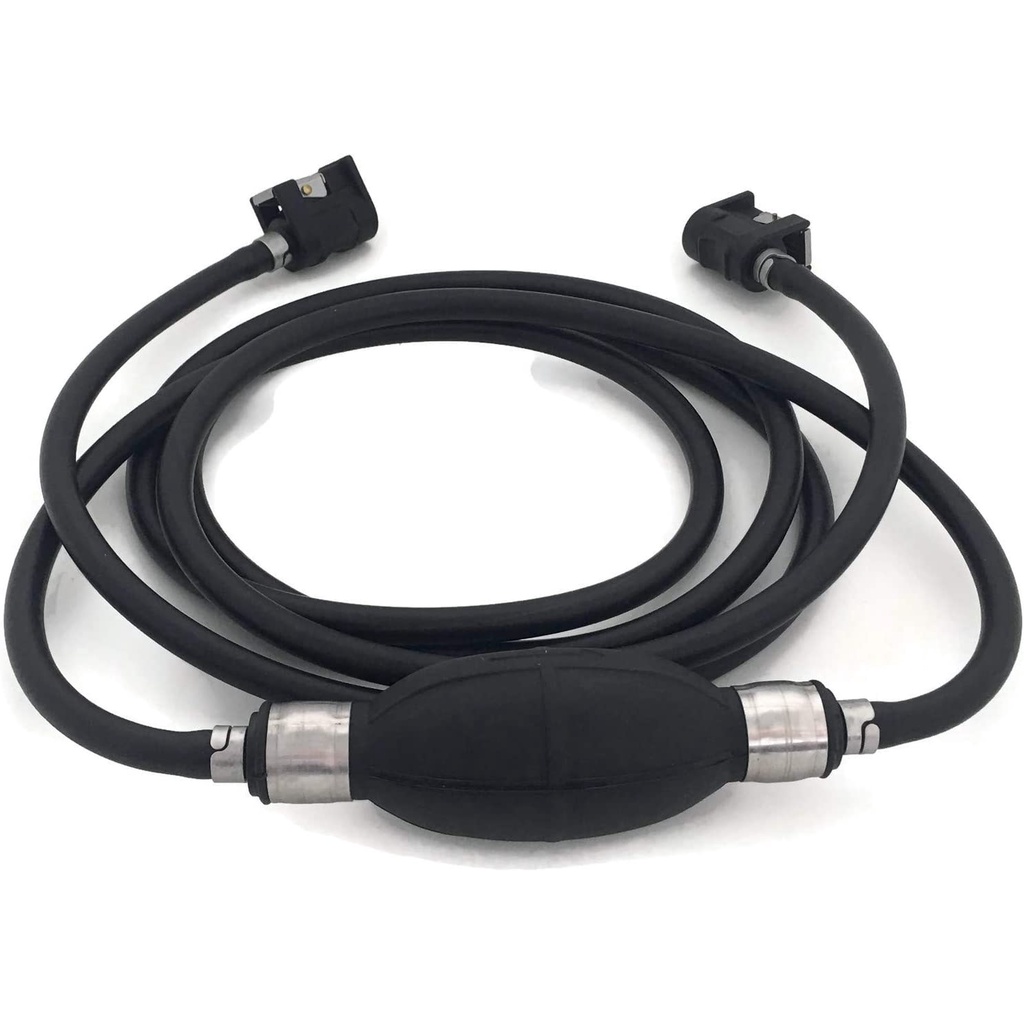 Bộ Ống Dẫn Nhiên Liệu và Bơm Đẩy Nạp Nhiên Liệu với Đầu Nối cho Động Cơ Ngoài Yamaha 4-150HP - Đường Kính Ống (8mm)