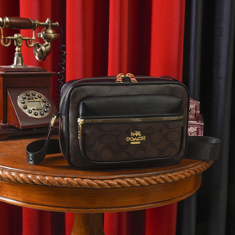 Túi đeo Chéo Nam Nữ Coach Da Đeo Vai Chất Lượng Tốt đi Du Lịch Thời Trang