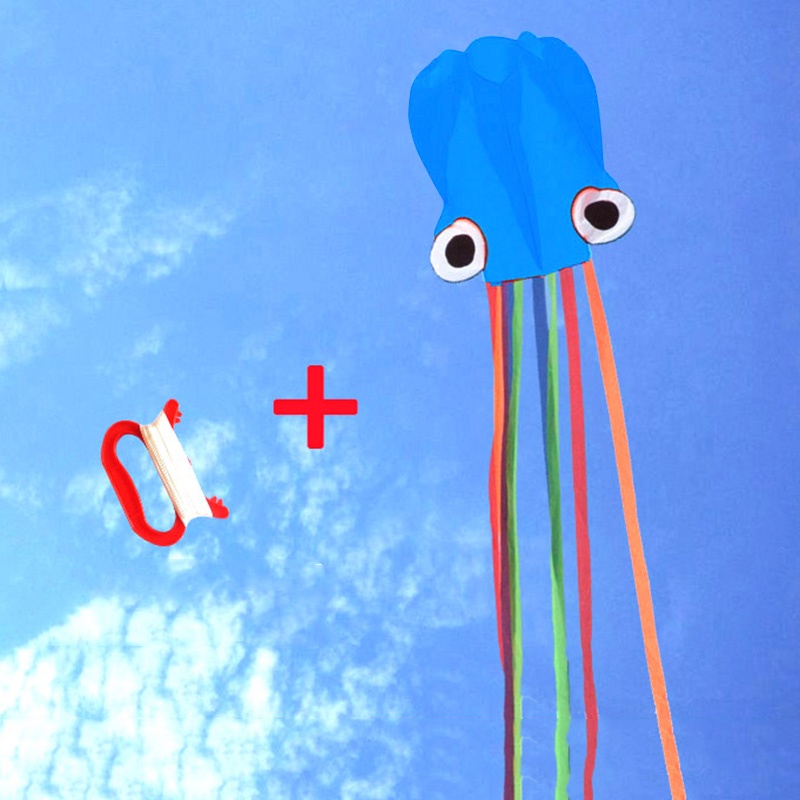 Diều Hình Bạch Tuộc Cỡ Lớn 4M Kèm 30m Dây Thả Cho Bé