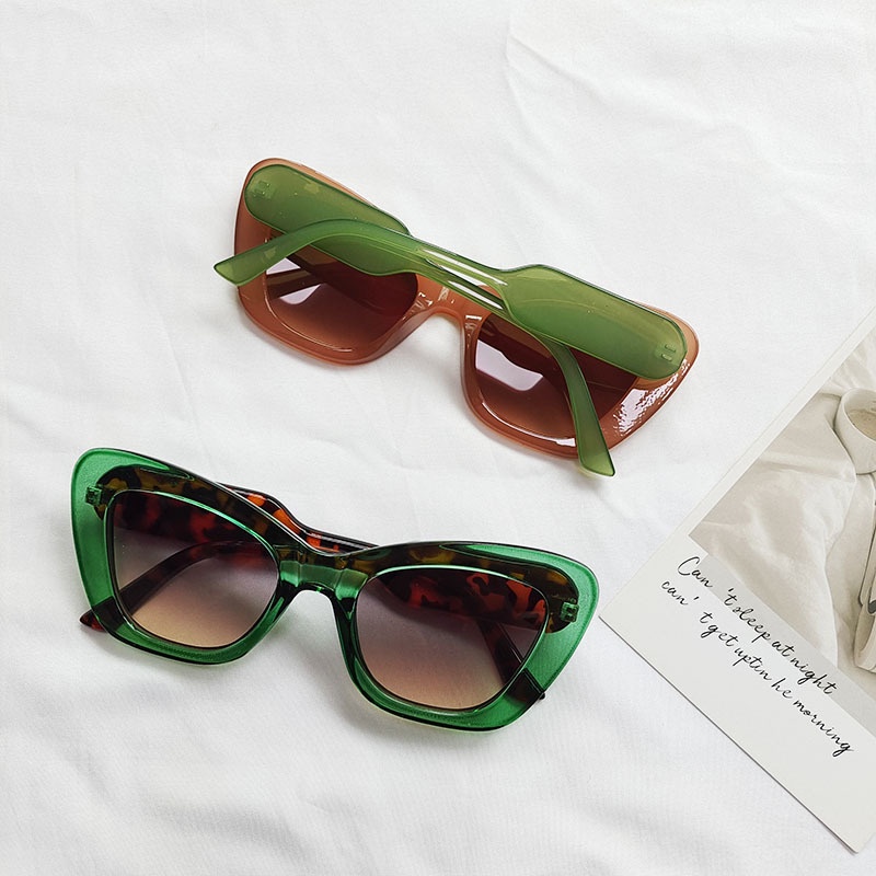 Kính Mát Gọng Vuông Thời Trang Mới Cho Nam Nữ Màu Sắc