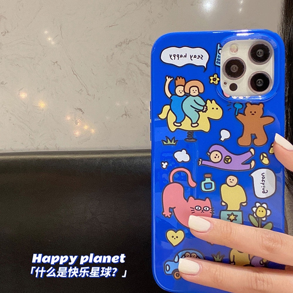 Ốp Điện Thoại TPU Mềm Siêu Mỏng In Họa Tiết Động Vật Hoạt Hình Dễ Thương Cho IPhone 14 13 12 11 Pro Max X XR 8 7 Plus