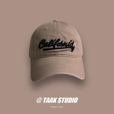 Mũ Lưỡi Trai Thêu Chữ California Chất Liệu Mềm Mại Phong Cách Thể Thao Trẻ Trung