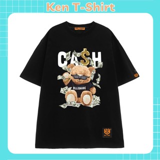 Áo thun nam nữ form gấu neverstop, áo thun nam nữ ken t-shirt 436