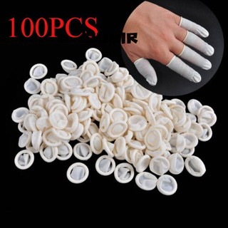 UUMIR Bộ 100 bao ngón tay cao su chống trượt dùng 1 lần tiện lợi
