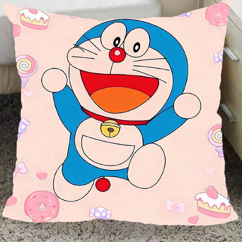 Gối Ôm Hình Mèo Máy Doraemon Xinh Xắn Trang Trí Nội Thất